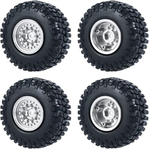 إطارات إطارات عجلة بيدلوك 1 بوصة من بينيديكت هاري لمحور 1/24 RC SCX24 90081 AXI00001 AXI0002 AXI00005 in Kuwait