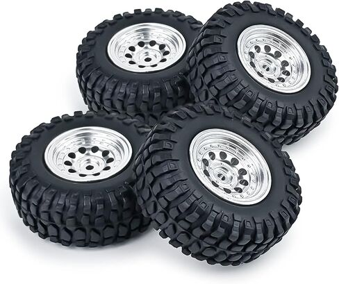 إطارات إطارات عجلة بيدلوك 1 بوصة من بينيديكت هاري لمحور 1/24 RC SCX24 90081 AXI00001 AXI0002 AXI00005 in Kuwait