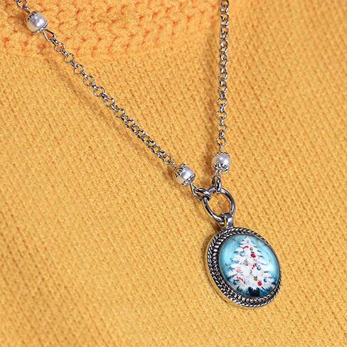 EXCEART 12pcs Christmas Snap Charms Glass Snap Buttons Charms Interchangeable Jewelry Snap Charms for Snap Jewelry Necklace Bracelet in Saudi Arabia