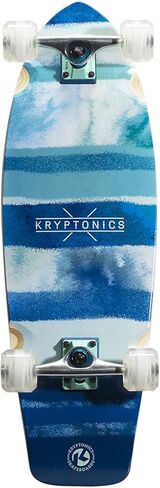 Kryptonics Super Fat Wide Cruiser 30.5" Complete Skateboard, Blue Fish in Kuwait