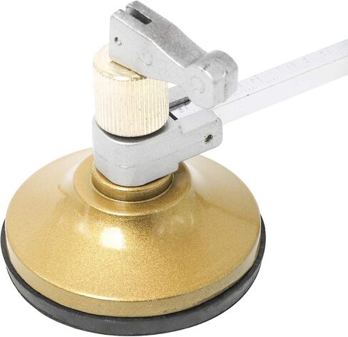 Portable Circular Glass Cutter Calibrated by Inch with Round Knob Handle and Suction Cup, Adjustable Compasses Type Circular Glass Cutter Tool Kit with Engraving Pen (Diameter 16 inch/ 40cm) in Saudi Arabia