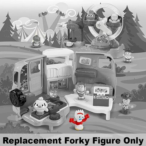 Replacement Part for Fisher-Price Little People 7 Figure Friends Pack - GFD12 ~ Inspired by Toy Story 4 Movie ~ Replacement Forky Figure in Saudi Arabia
