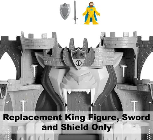 قطع غيار لمجموعة العاب قلعة مملكة الاسد من ايماجينيكست - HCG45 ~ بديل لمجسم الملك وسيف ودرع in Kuwait