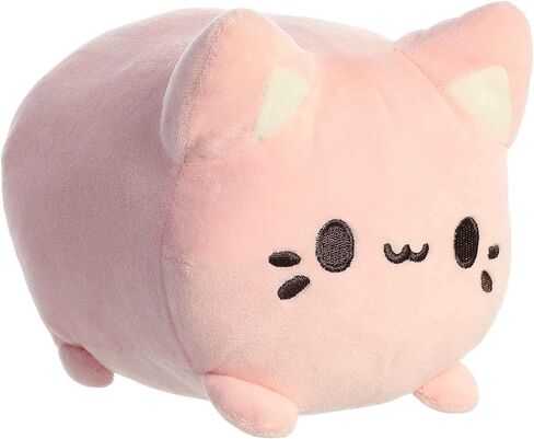 Aurora® Enchanting Tasty Peach® Strawberry Meowchi Stuffed Animal - Bright & Colorful Design - Showpiece Plush - Pink 7 Inches in Saudi Arabia