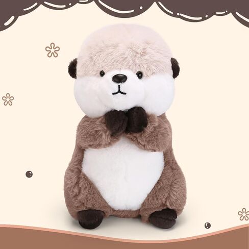 Otter Stuffed Animal Plushie Cute Sea Otter Plush Gift for Girls Boys 9.8" in Saudi Arabia