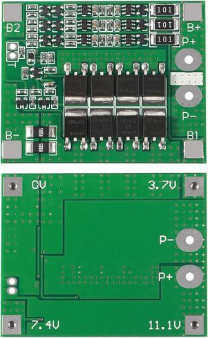 ACEIRMC 4pcs 3S 12V 25A Balance Lithium Battery 18650 Charger Protection Board with Balance for li-ion lipo Battery Cell Pack in Saudi Arabia