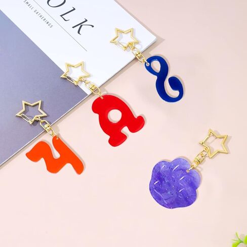 DeryArcle رسالة قلادة الراتنج قالب الأبجدية المفاتيح سيليكون قوالب عدد صغير شكل قالب مجوهرات القرط راتنجات الايبوكسي قوالب الصب لقلادة DIY سوار سحر الهاتف قذيفة ديكور الحرفية in Kuwait