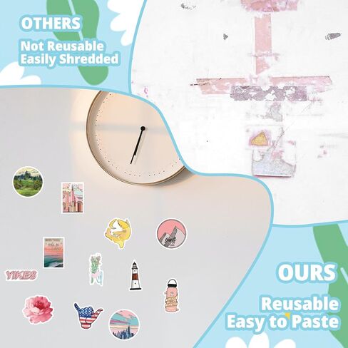 ملصقات VSCO، 100 قطعة من ملصقات الفينيل المقاومة للماء والجمالية لزجاجات المياه والكمبيوتر المحمول والجيتار ولوح التزلج وهدايا تزيينية للأطفال والمراهقين والفتيات in Kuwait