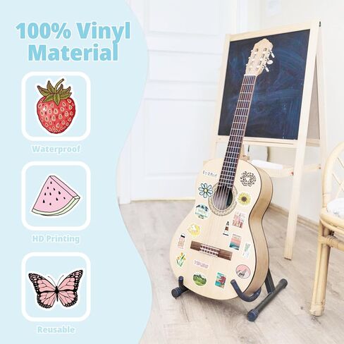 ملصقات VSCO، 100 قطعة من ملصقات الفينيل المقاومة للماء والجمالية لزجاجات المياه والكمبيوتر المحمول والجيتار ولوح التزلج وهدايا تزيينية للأطفال والمراهقين والفتيات in Kuwait