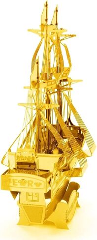 Metal Earth Golden Hind Gold Version 3D Metal Model Kit Bundle with Tweezers Fascinations in Saudi Arabia