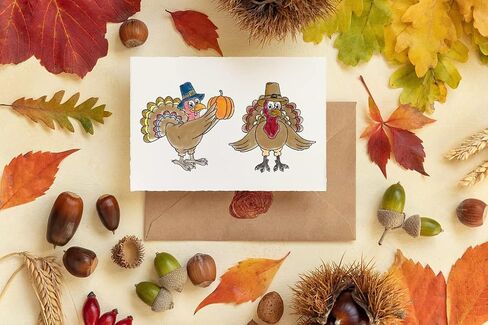 ALIBBON Thanksgiving Turkey Clear Stamps for Card Making and Photo Album Decorations, Leaves Pumpkin Clear Stamps, Greeting Words Transparent Silicone Rubber Stamps for Crafts and DIY Scrapbooking in Saudi Arabia