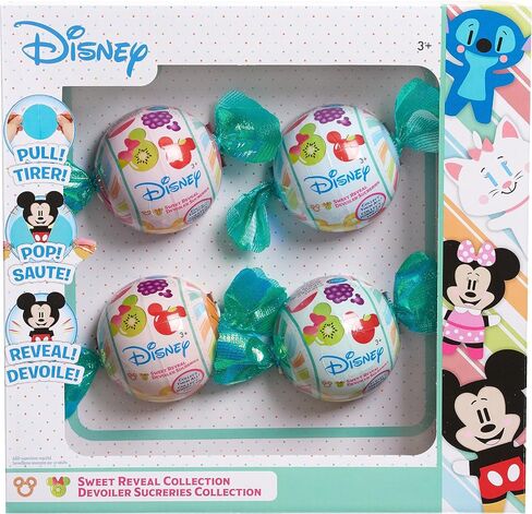 Disney Sweet Reveal Plush 4-Pack, Pull to Reveal 4 Sweet Plush Surprises, Kids Toys for Ages 2 Up, Amazon Exclusive by Just Play in Saudi Arabia