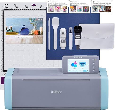 آلة قطع Brother DIY ScanNCut SDX125e، حزمة كاملة من الفينيل in Saudi Arabia