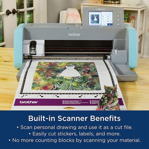 آلة قطع Brother DIY ScanNCut SDX125e، حزمة كاملة من الفينيل in Saudi Arabia