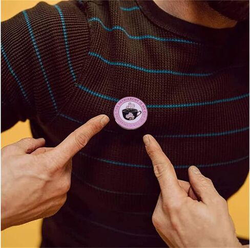 كسر البطريركية هو هوايتي المينا بروش دبابيس فنجان الشاي النسوي بروش معدني طية صدر السترة دبوس متعة التورية الفن التلبيب شارة دبوس امرأة الطاقة الملحقات مجوهرات لحقائب الظهر شارة مجوهرات للنساء in Kuwait