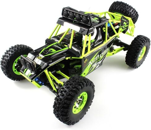 Gizmovine WLtoys RC Cars 12428 هواية مستوى عالي السرعة سيارات سباق سريعة شاحنة كبيرة 35 ميل في الساعة رباعية الدفع روك الزاحف الكهربائية للتحكم عن بعد مركبة على الطرق الوعرة in Saudi Arabia