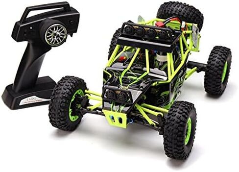 Gizmovine WLtoys RC Cars 12428 هواية مستوى عالي السرعة سيارات سباق سريعة شاحنة كبيرة 35 ميل في الساعة رباعية الدفع روك الزاحف الكهربائية للتحكم عن بعد مركبة على الطرق الوعرة in Saudi Arabia