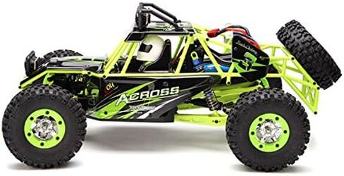 Gizmovine WLtoys RC Cars 12428 هواية مستوى عالي السرعة سيارات سباق سريعة شاحنة كبيرة 35 ميل في الساعة رباعية الدفع روك الزاحف الكهربائية للتحكم عن بعد مركبة على الطرق الوعرة in Saudi Arabia