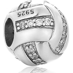 EVESCITY Limited Edition Multi Styles #2 925 Sterling Silver Bead for Charms Bracelets Best Jewelry Gifts for Her