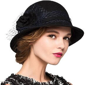 Maitose™ Women's Wool Felt Bowler Hat