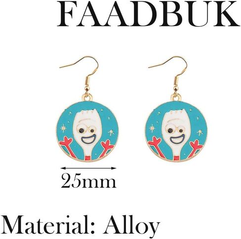 FAADBUK Toy Story 4 Inspired Gift Forky Jewelry Forky Fans Gift Gift for Forky Lover in Saudi Arabia