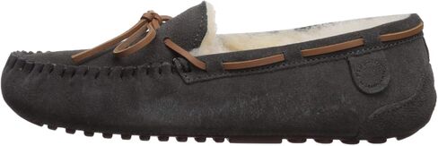 Dearfoams Women's Fireside Water Resistant Shearling Victoria Moc with Tie Slipper in Saudi Arabia