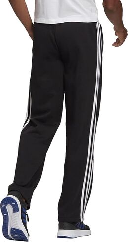 بنطال رجالي Adidas Essentials من الصوف ذو حاشية مفتوحة من ثلاثة خطوط in Kuwait