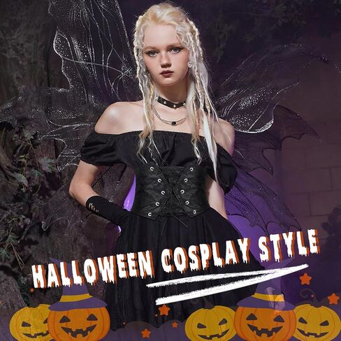 Balteus مشد حزام للنساء مطاطا حزام خصر واسع الدانتيل متابعة حزام السرج حزام Waspie لفساتين الهالوين القراصنة مشد in Kuwait