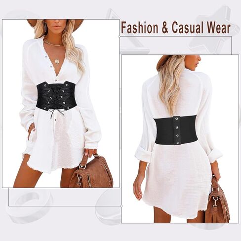 Balteus مشد حزام للنساء مطاطا حزام خصر واسع الدانتيل متابعة حزام السرج حزام Waspie لفساتين الهالوين القراصنة مشد in Kuwait