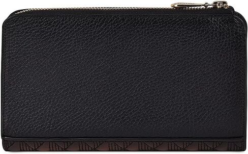 Cuadra women's wallet in genuine leather with zipper and embroidery brown, BD221CR in Saudi Arabia