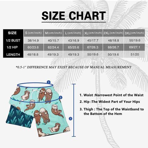 Prowinly Men's Swim Trunks 7 Inch Inseam with Compression Liner Quick Dry Beach Shorts for Mens Board Shorts Swimwear in Saudi Arabia