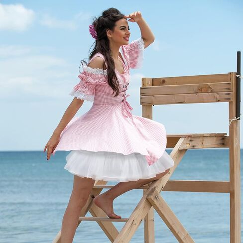 تنورة نسائية كلاسيكية من الخمسينيات من القرن الماضي كرينولين روكابيلي توتو تنورة سهلة الارتداء in Kuwait