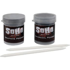 SoHo Urban Artist Graphite And Charcoal Drawing Powders - 15 grams