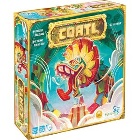 Synapses Games: Coatl, Strategy Board Game, Play in Solo Mode, Or With Up to 4 Players, 30 to 60 Minute Play Time, For Ages 10 and up