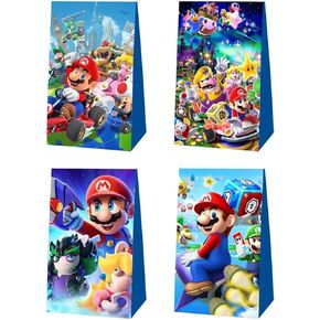 24 قطعة من حقائب حفلات ماريو، لوازم الحفلات بطابع ماريو، حقيبة ماريو لحفلات اعياد الميلاد للاطفال in Kuwait