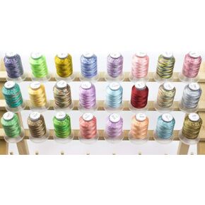 خيط تطريز مختلف 24 بكرة من التطريز الآلي in Kuwait