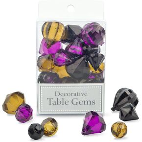 DII Acrylic Diamond Shaped Gems for Centerpeice, Crafts, Vase Filler & Home Décor, 7 oz, Halloween
