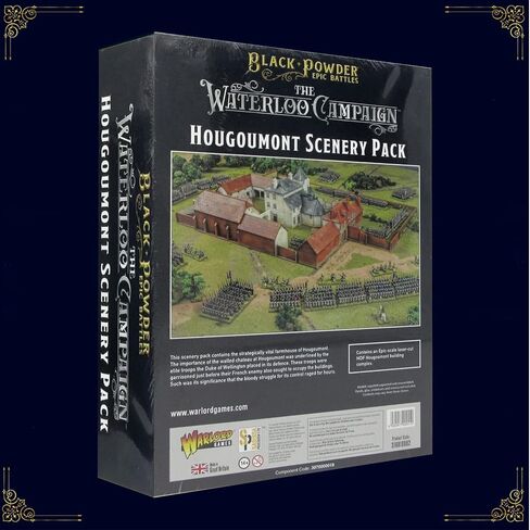 Wargames Delivered Black Powder: Epic Battles - Waterloo La Haye Sainte Scenery Pack, Miniature Wargaming Pack, War Scenario, WW2 Diorama Plastic Model Kit by Warlord Games in Saudi Arabia