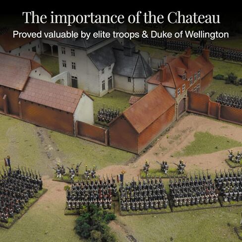 Wargames Delivered Black Powder: Epic Battles - Waterloo La Haye Sainte Scenery Pack, Miniature Wargaming Pack, War Scenario, WW2 Diorama Plastic Model Kit by Warlord Games in Saudi Arabia