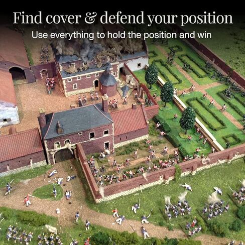 Wargames Delivered Black Powder: Epic Battles - Waterloo La Haye Sainte Scenery Pack, Miniature Wargaming Pack, War Scenario, WW2 Diorama Plastic Model Kit by Warlord Games in Saudi Arabia