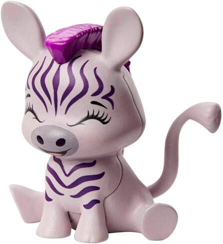 Enchantimals Zadie Zebra Doll (6-in) & Ref Animal Friend Figure from Sunny Savanna Collection, Small Doll with Removable Skirt and Accessories, Great Gift for 3 to 8 Year Olds in Kuwait