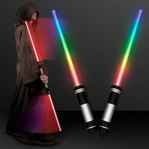 FlashingBlinkyLights Deluxe Double Sided Light Up Saber with Color Change Lights & Sound Effects in Kuwait