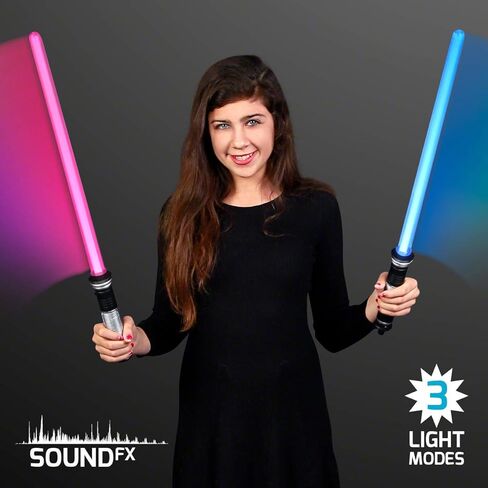 FlashingBlinkyLights Deluxe Double Sided Light Up Saber with Color Change Lights & Sound Effects in Kuwait