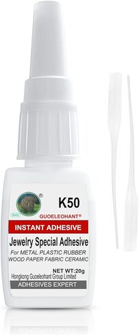 غراء مجوهرات Weglau، لاصق مجوهرات احترافي للربط السريع، مناسب لربط المجوهرات والحرف اليدوية الأخرى، غراء المجوهرات لصنع المجوهرات - 20 جم in Kuwait