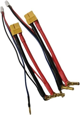 Hengfuntong-Elec 2S RC Car LCG Hardcase LiPo Battery XT60 Plug with 4stepped5mm 2mm 12awg 100mm JST-XH3P 22awg 150mm 2packs in Kuwait