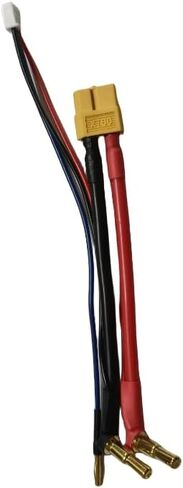 Hengfuntong-Elec 2S RC Car LCG Hardcase LiPo Battery XT60 Plug with 4stepped5mm 2mm 12awg 100mm JST-XH3P 22awg 150mm 2packs in Kuwait