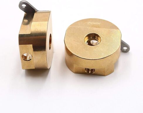 KYX Racing 126g/pcs Brass Heavy Weight Steering Knuckle Upgrades Parts Accessories for RC Crawler Car Axial SCX10 II 90046 in Saudi Arabia