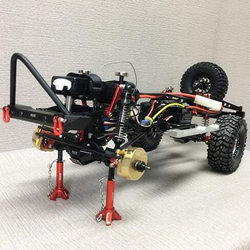 KYX Racing 126g/pcs Brass Heavy Weight Steering Knuckle Upgrades Parts Accessories for RC Crawler Car Axial SCX10 II 90046 in Saudi Arabia