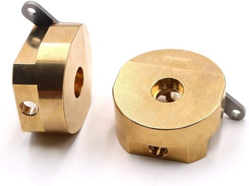KYX Racing 126g/pcs Brass Heavy Weight Steering Knuckle Upgrades Parts Accessories for RC Crawler Car Axial SCX10 II 90046 in Saudi Arabia