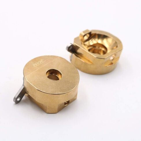 KYX Racing 126g/pcs Brass Heavy Weight Steering Knuckle Upgrades Parts Accessories for RC Crawler Car Axial SCX10 II 90046 in Saudi Arabia